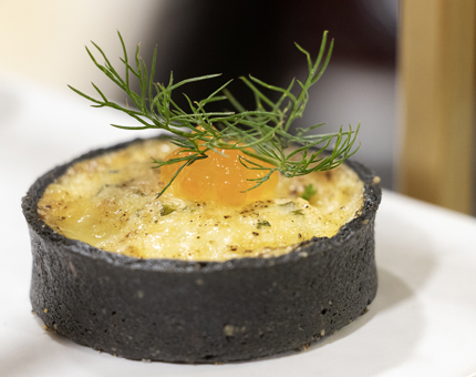 A miniature tartlet from Afternoon Tea at Fingal. 