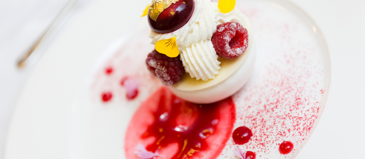 Catering on the Royal Yacht Britannia - Burns Dessert