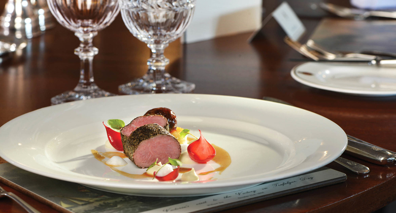 Catering on the Royal Yacht Britannia - Scottish Field Lamb Lion 2