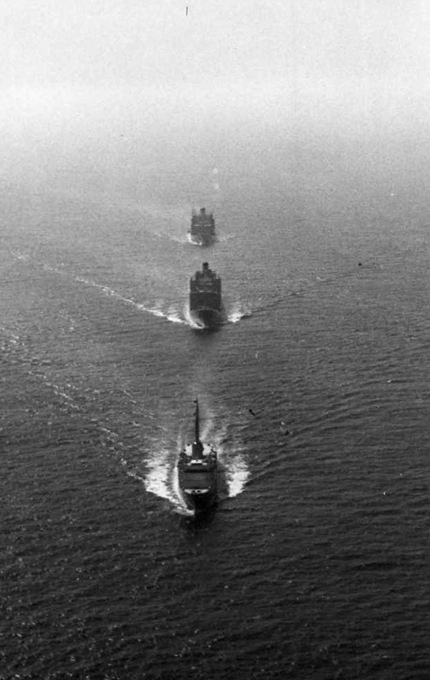 Going to meet The Queen in Gibraltar on the Commonwealth Tour, May 1954