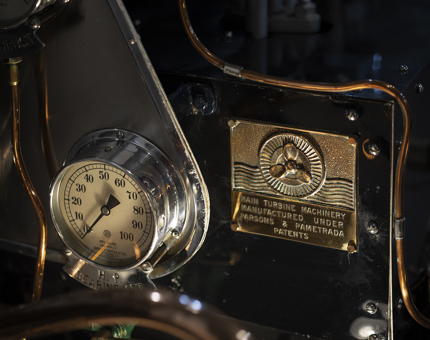 Details of dials and pipes in the Engine Room. 
