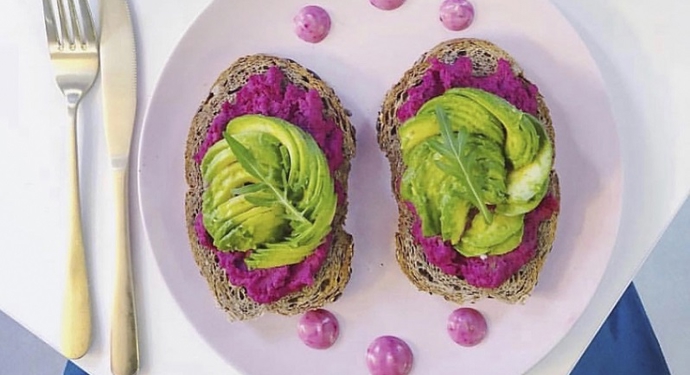 Naked Bakery avocado on toast