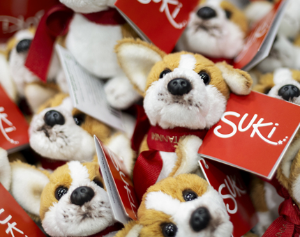 mini plush corgis