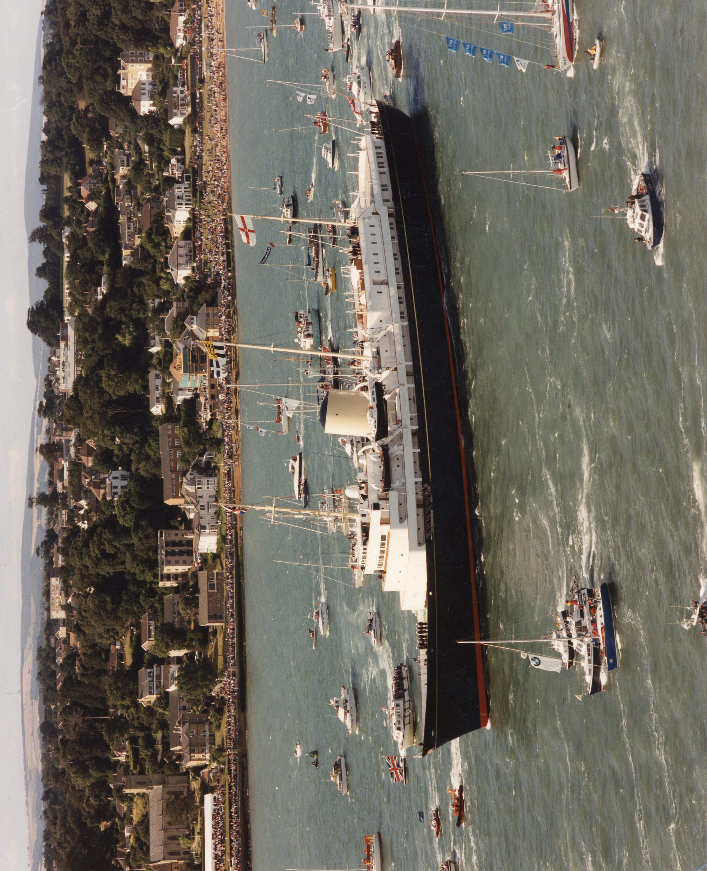 The Royal Yacht Britannia at Cowes