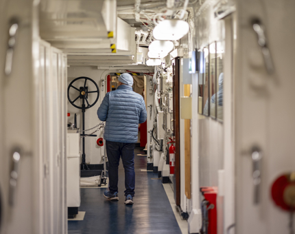 Visitors Tour Crews Quarter Decks